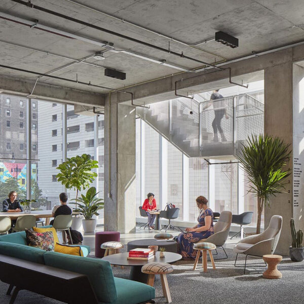 Natural Warmth and Quiet Function at Timberland HQ